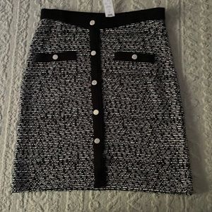 White House Black Market Novelty Sweater Skirt - Size medium - brand new